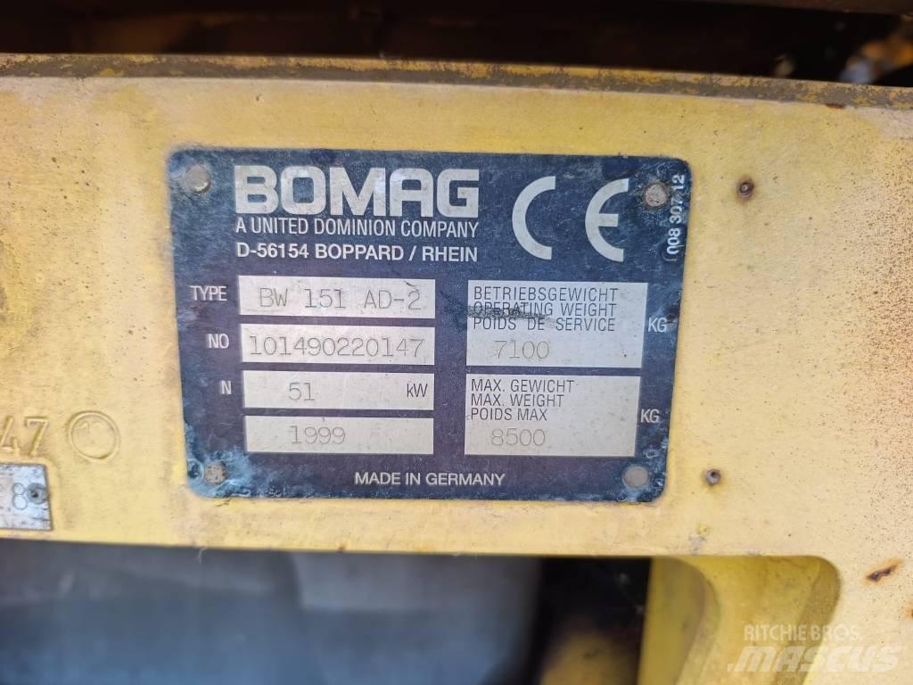 Bomag BW 151 AD-2 Tandem Valser