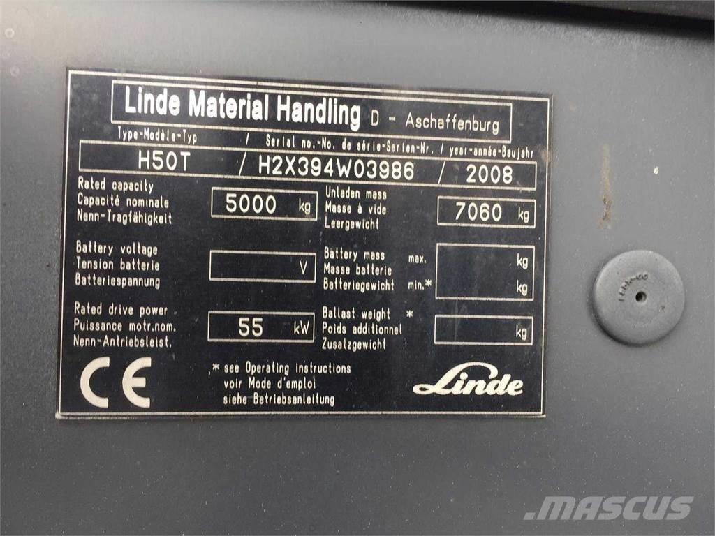 Linde H50T Propan trucker