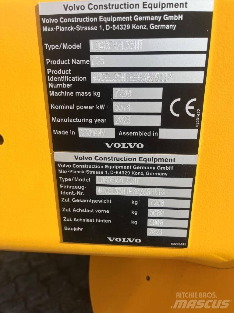 Volvo L35H Hjullastere