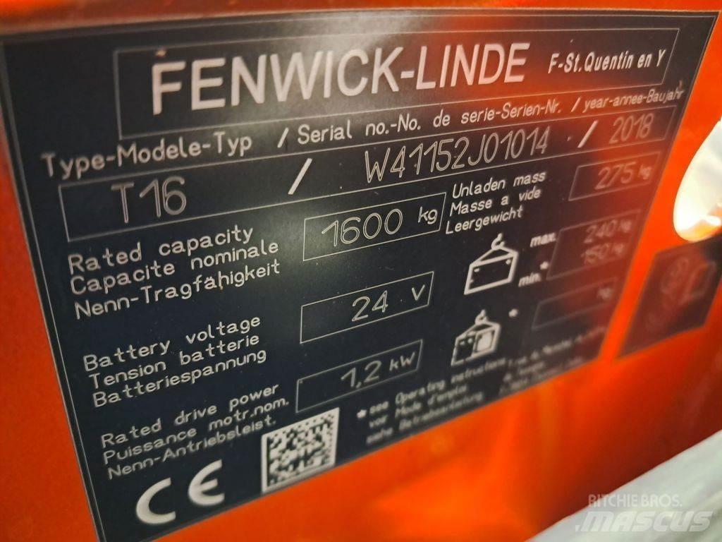 Linde T16 Lavtløftende truck