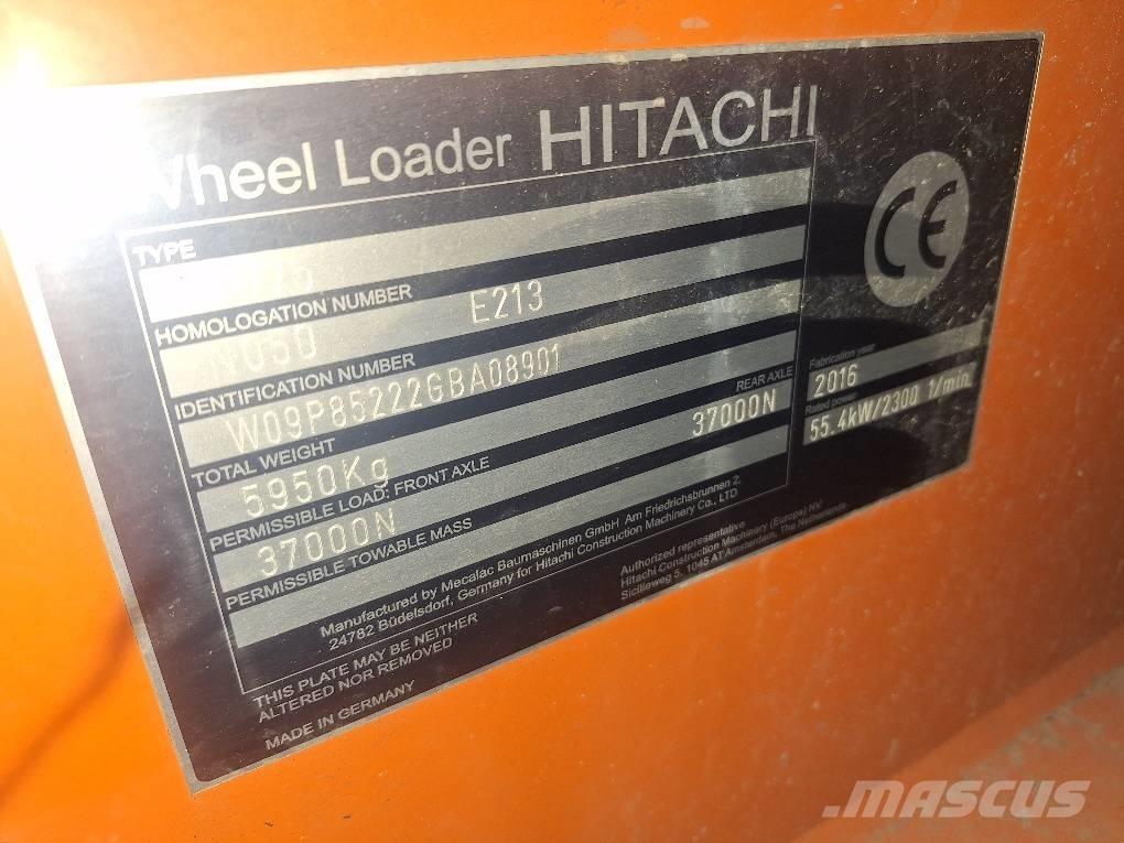Hitachi ZW75 Hjullastere
