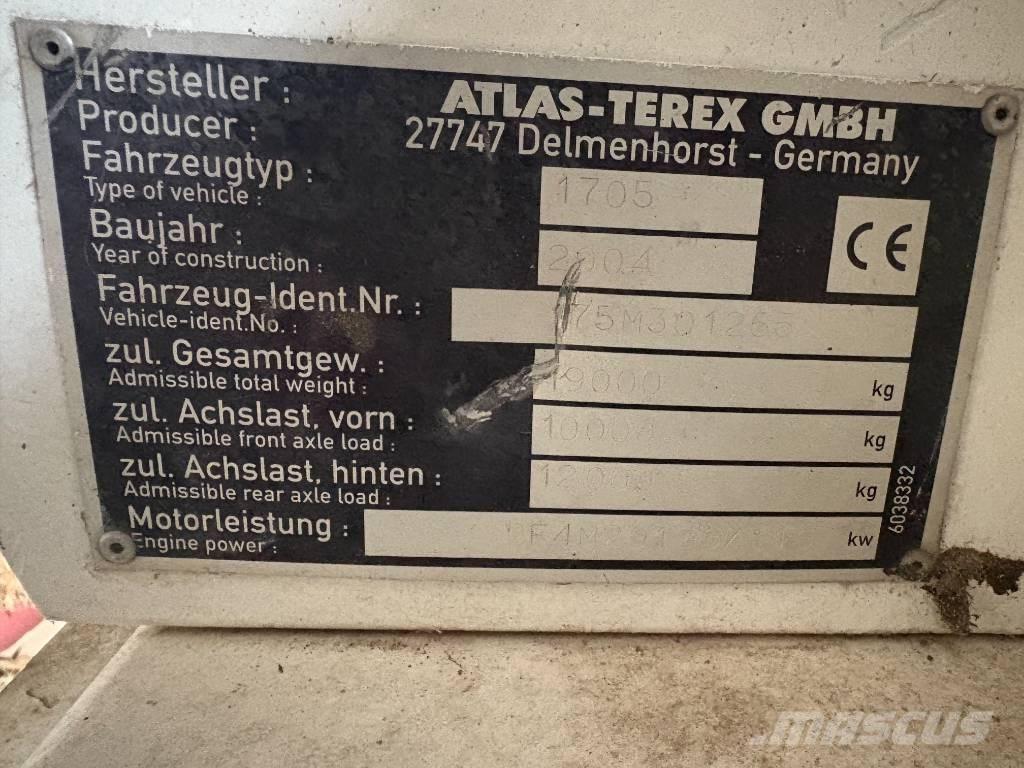 Terex 1705m Traktorgravere