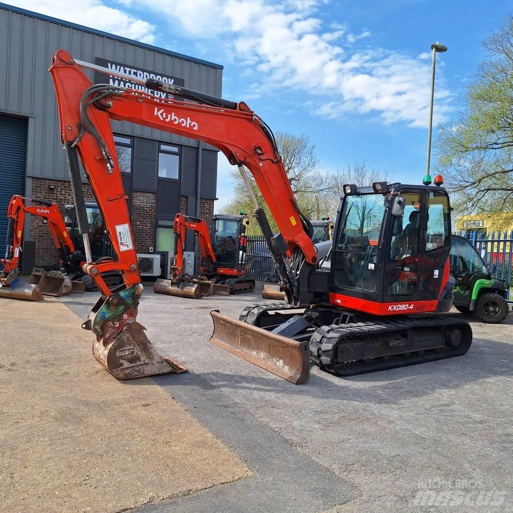 Kubota KX080-4 Midigravere 7 - 12t