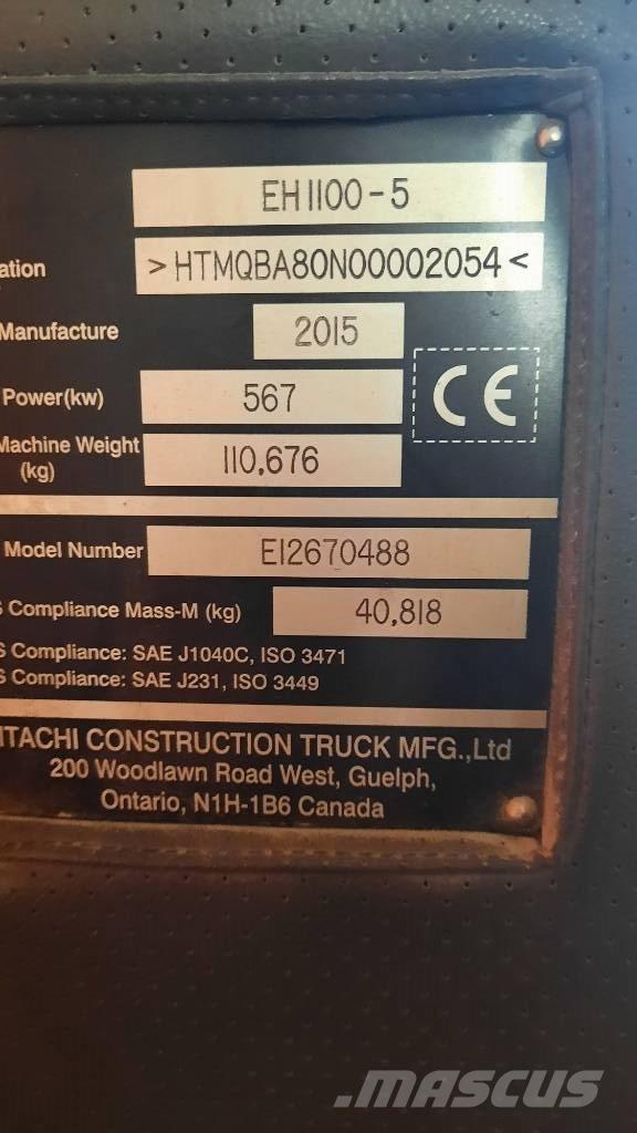 Hitachi EH 1100-5 Tipptrucker