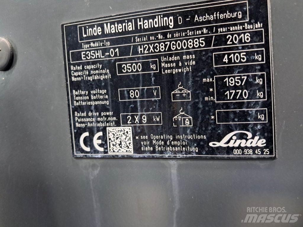 Linde E35HL-01 Elektriske trucker