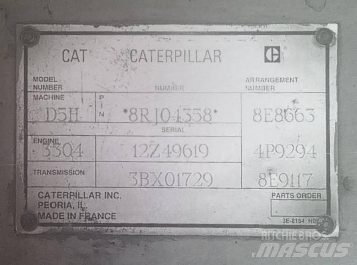 CAT D 5 H Dozere Beltegående