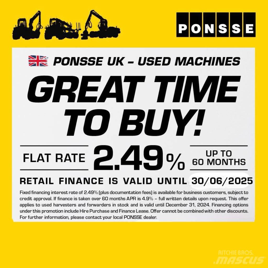 Ponsse Bear 8W Hogstmaskiner