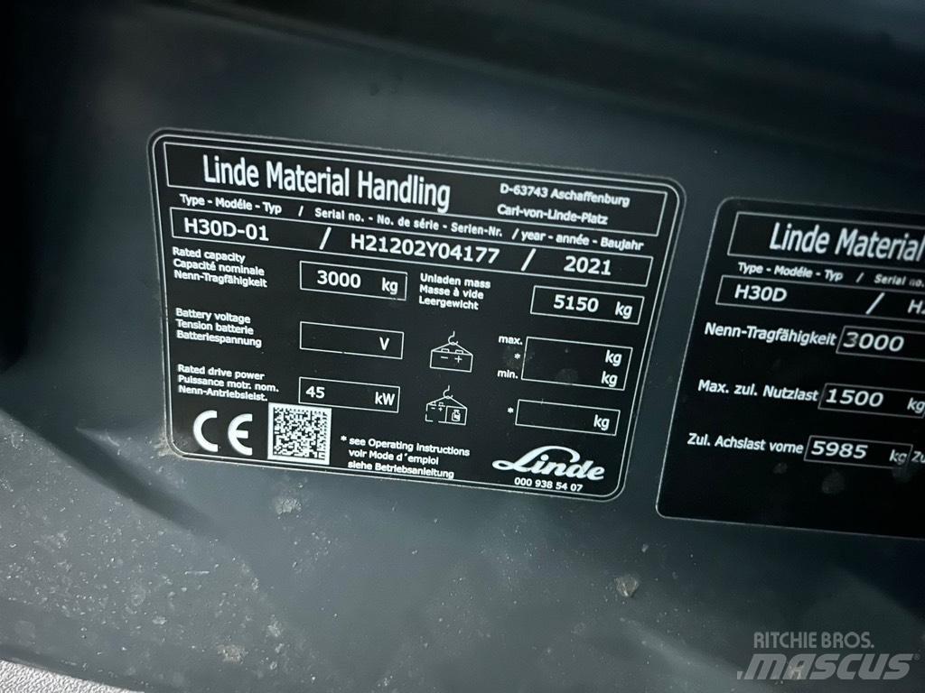 Linde H30D/1202 Diesel Trucker