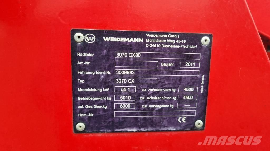 Weidemann 3070CX60 Hjullastere