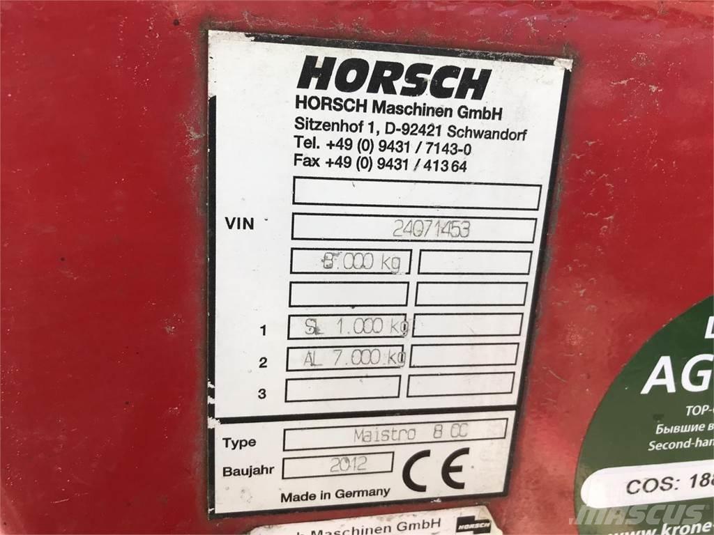 Horsch Maistro 8CC Presisjonssåmaskiner