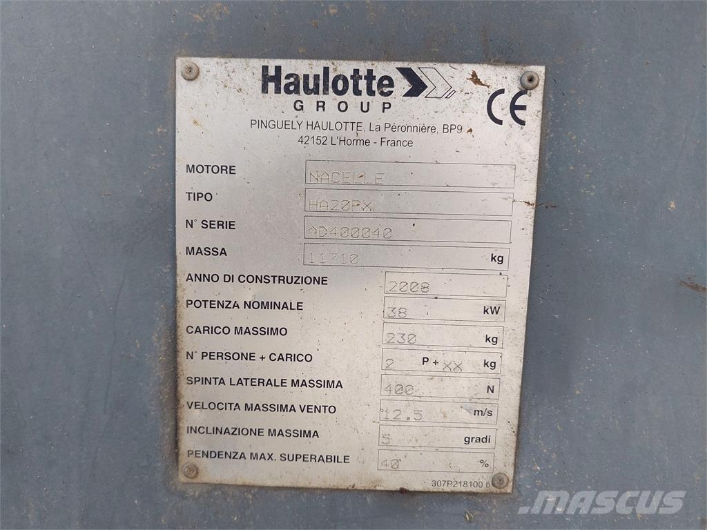 Haulotte HA20PX Leddede bomlifter