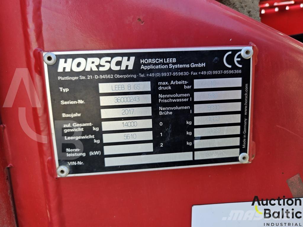Horsch Leeb 8 GS Slepesprøyter