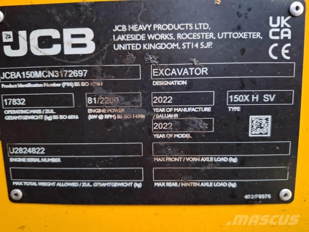 JCB X 150 HD Beltegraver