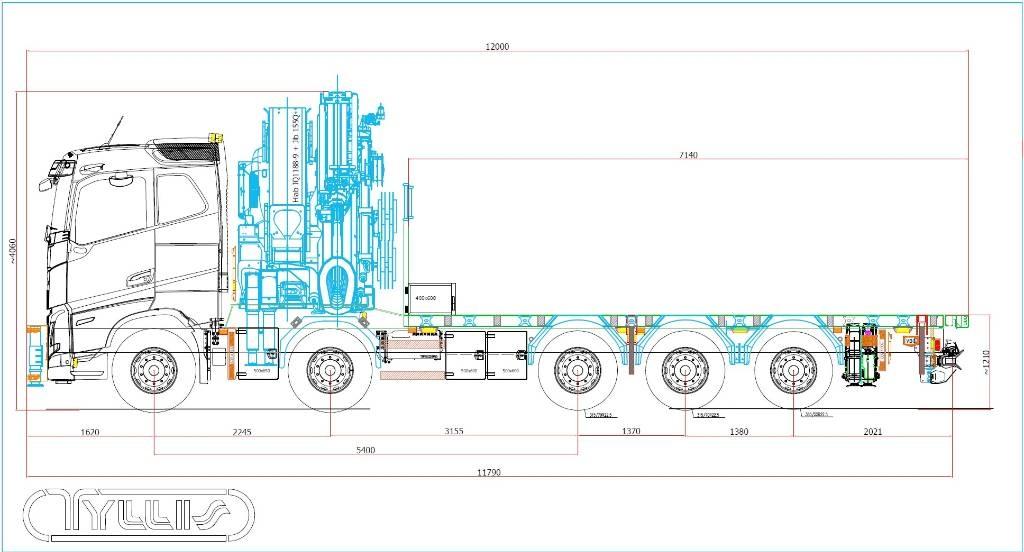 Volvo FH 13 540 Kranbil