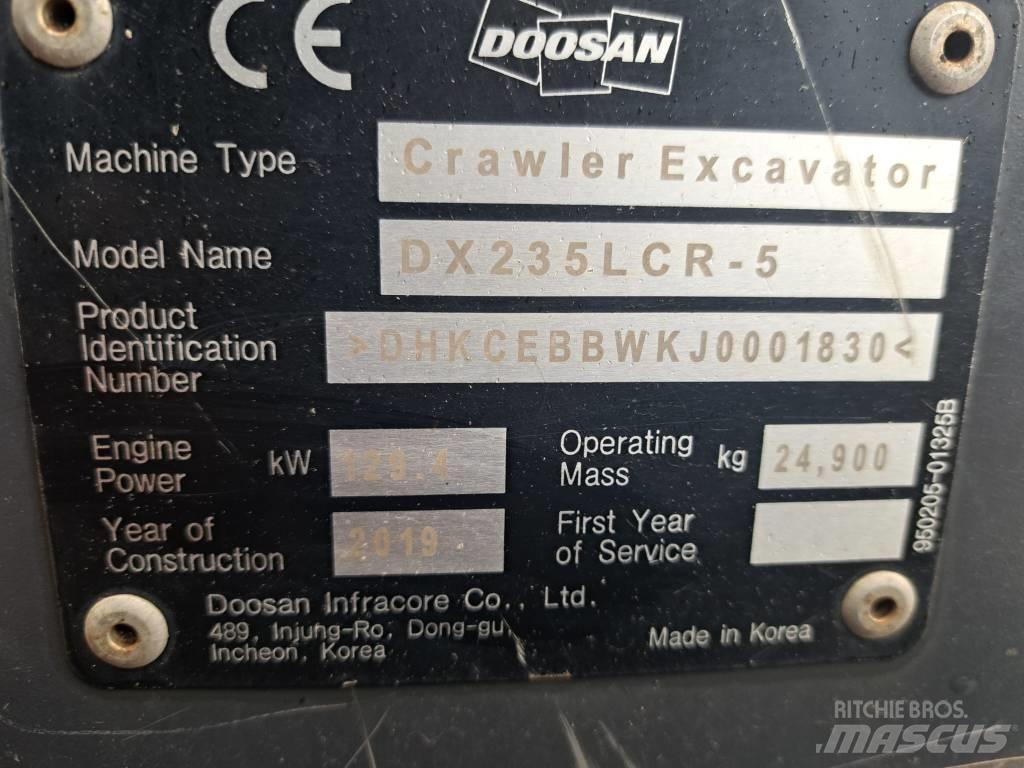Doosan DX 235 LCR-5 Beltegraver