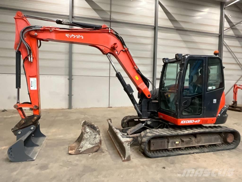 Kubota KX 080-4 A Midigravere 7 - 12t