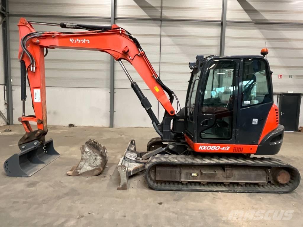 Kubota KX 080-4 A Midigravere 7 - 12t