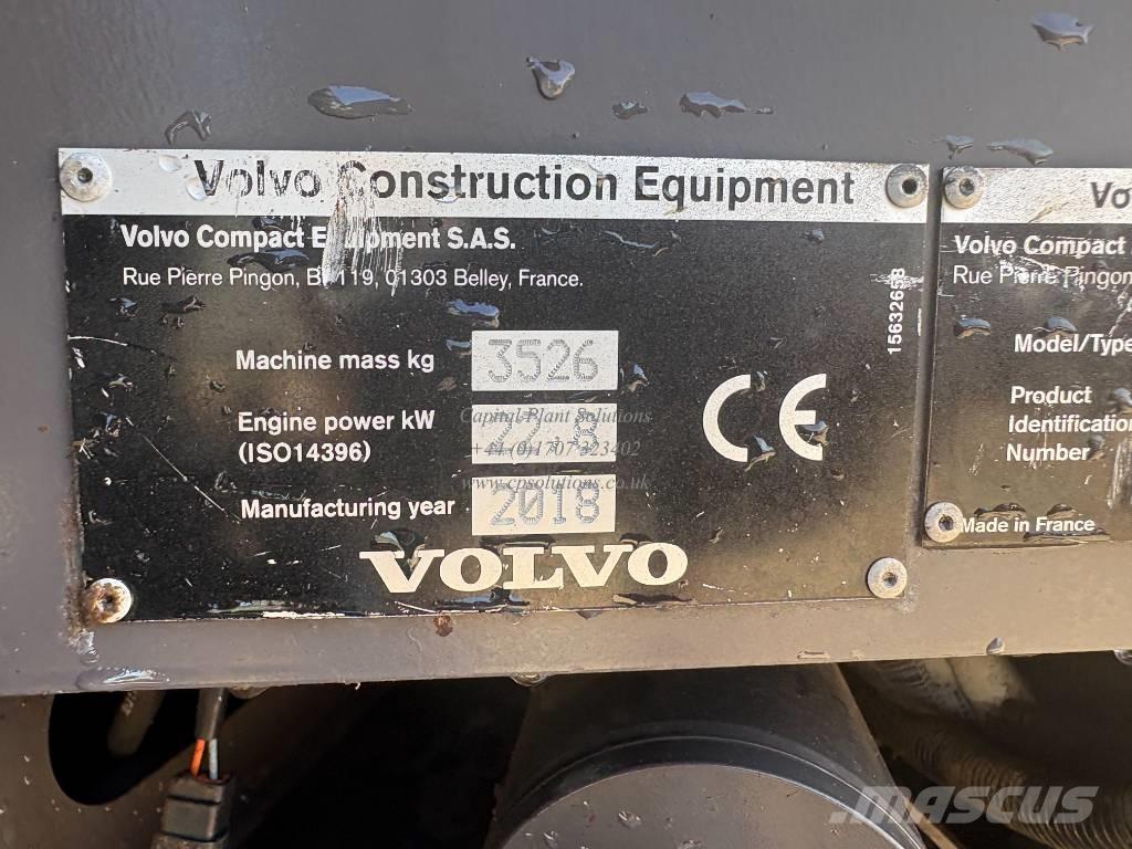 Volvo ECR 35 D Minigravere <7t