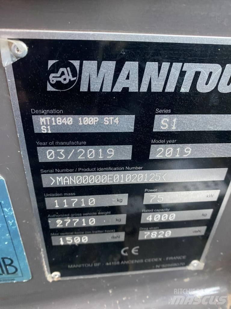 Manitou MT 1840 Teleskoplastere