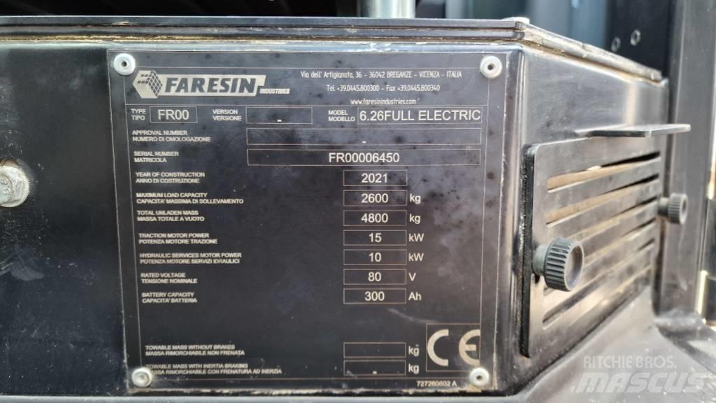 Faresin F6.26 E Teleskoplastere