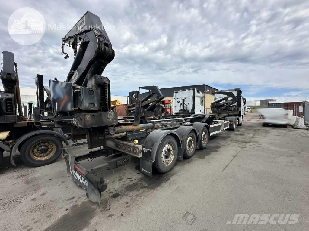 Hammar 195 D Containerchassis Semitrailere