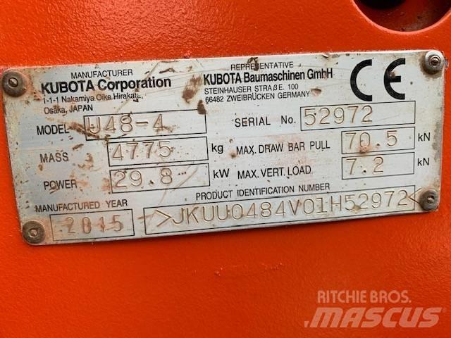 Kubota U 48-4 Minigravere <7t