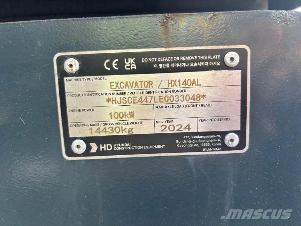 Hyundai HX140AL Beltegraver