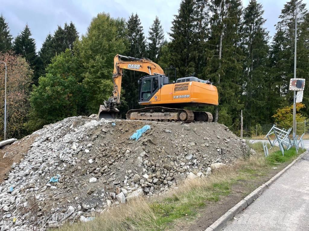 CASE CX300D Beltegraver