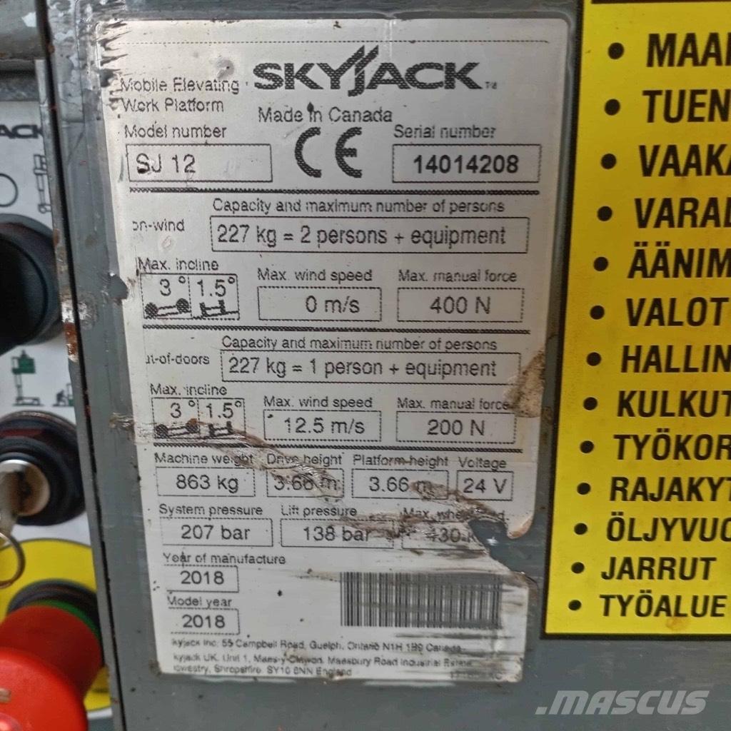 SkyJack SJ 12 Personløftere