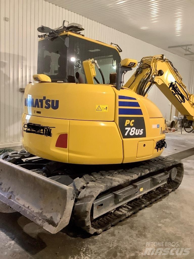 Komatsu Pc 78 us- 10 Midigravere 7 - 12t