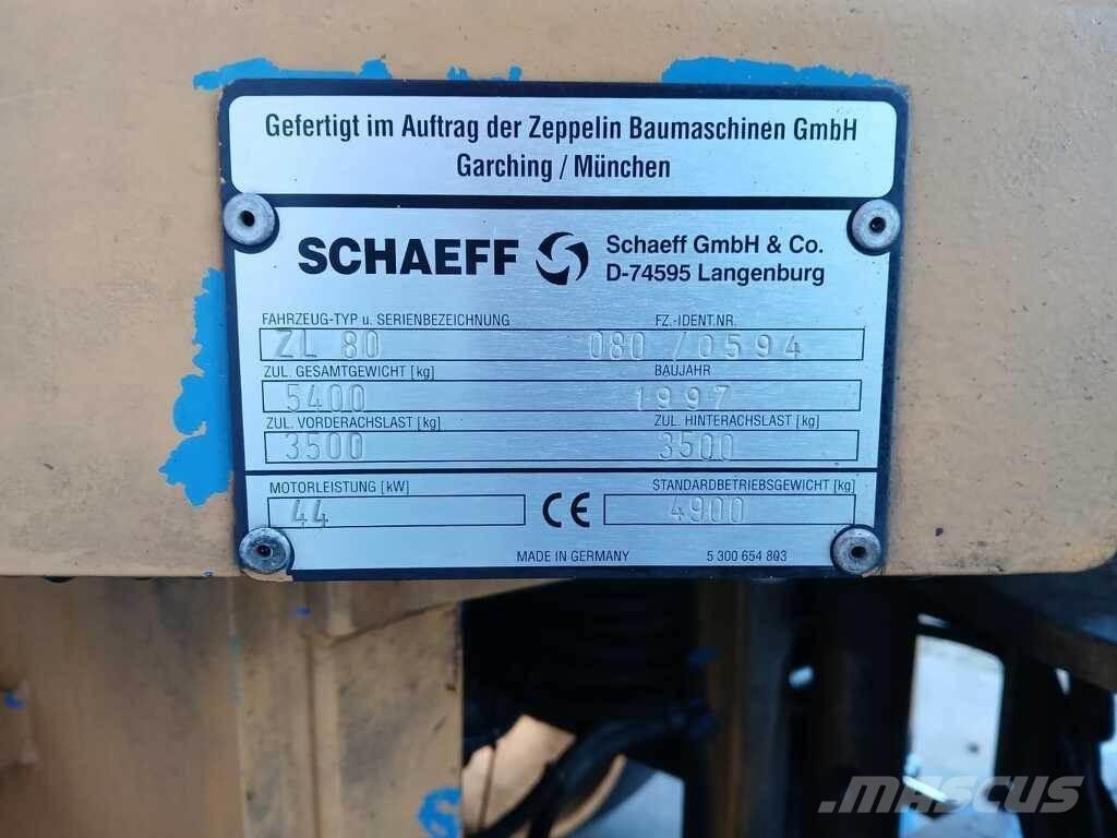 Schaeff ZL 80 Hjullastere