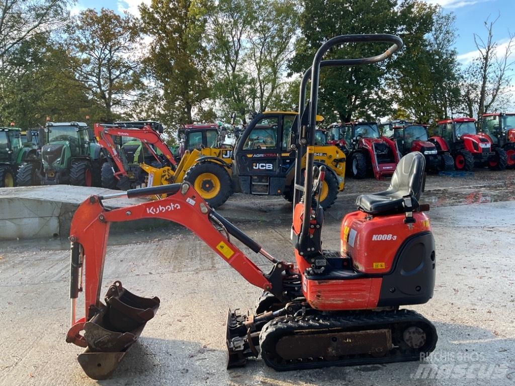 Kubota K 008-3 Minigravere <7t