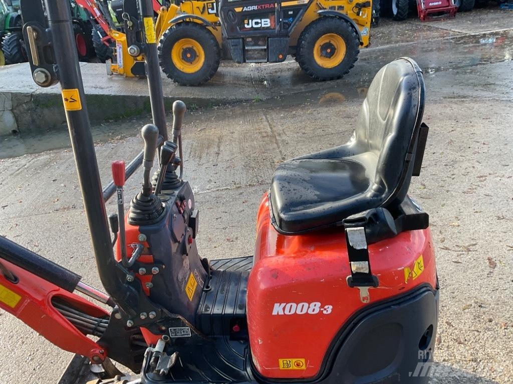 Kubota K 008-3 Minigravere <7t