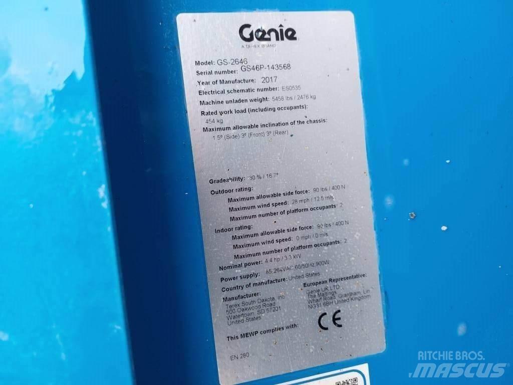 Genie GS 2646 Sakselifter