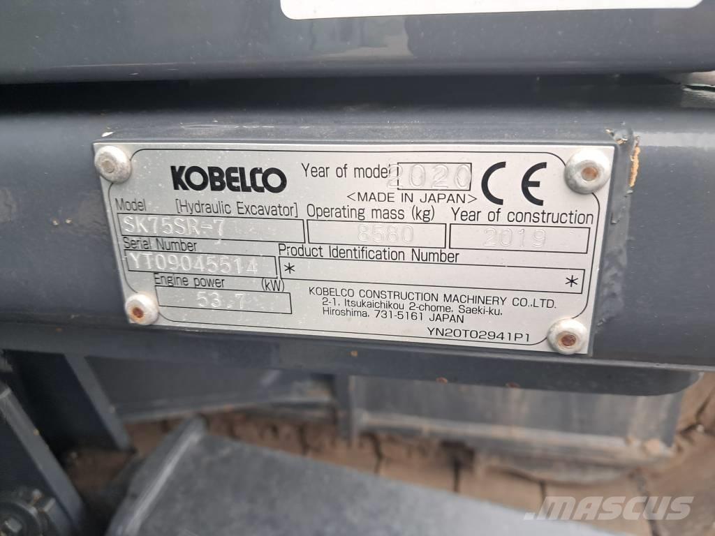 Kobelco SK75SR-7 Midigravere 7 - 12t
