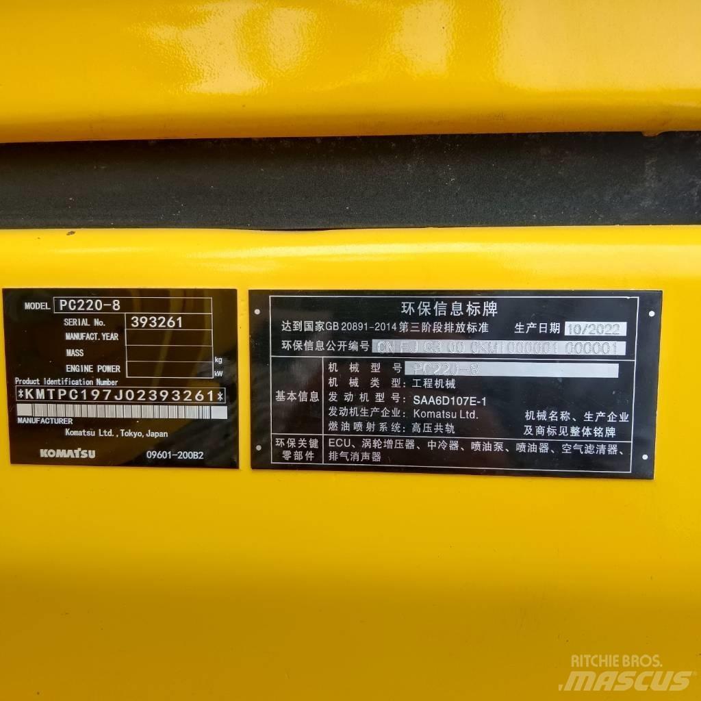 Komatsu PC 220 LC-8 Beltegraver