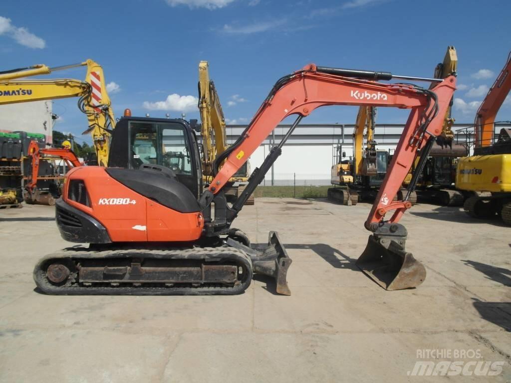Kubota KX 080-4 Midigravere 7 - 12t