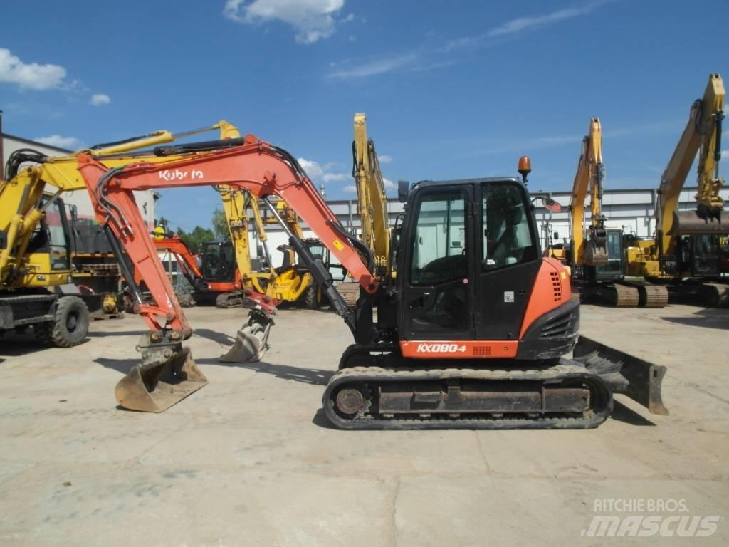 Kubota KX 080-4 Midigravere 7 - 12t