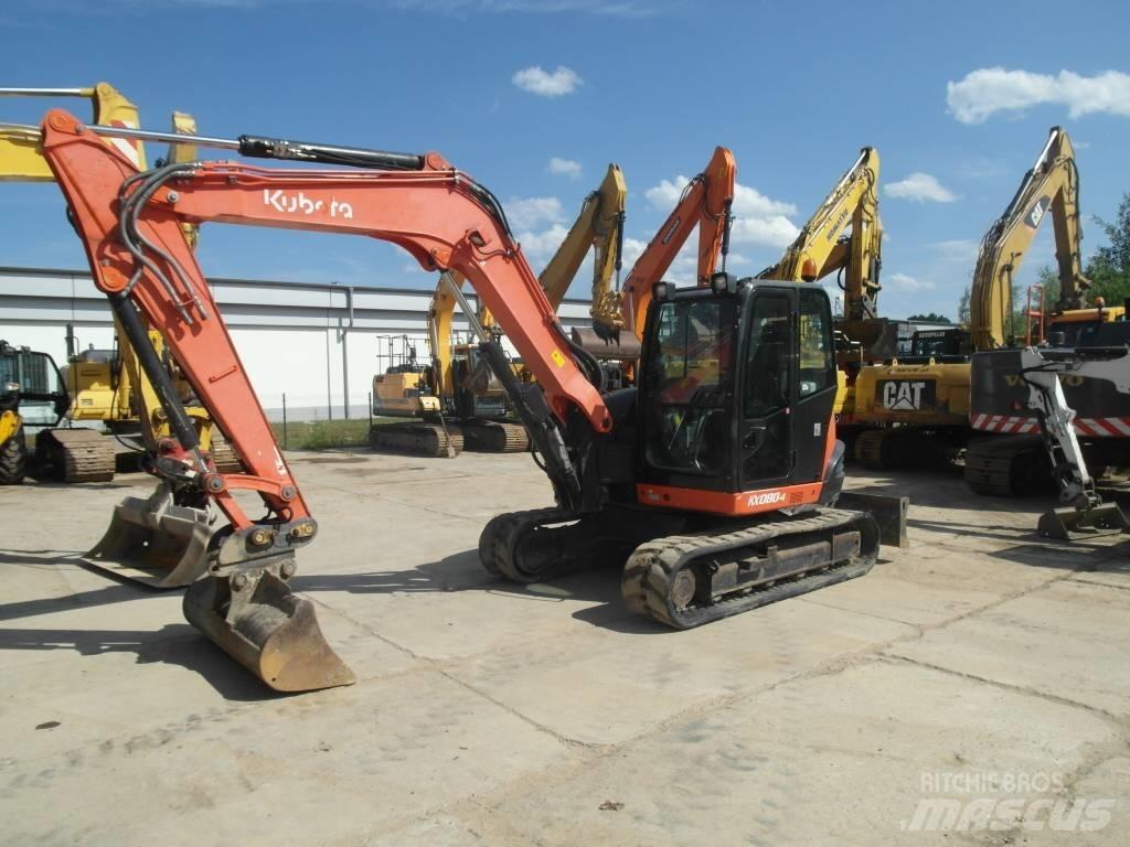 Kubota KX 080-4 Midigravere 7 - 12t
