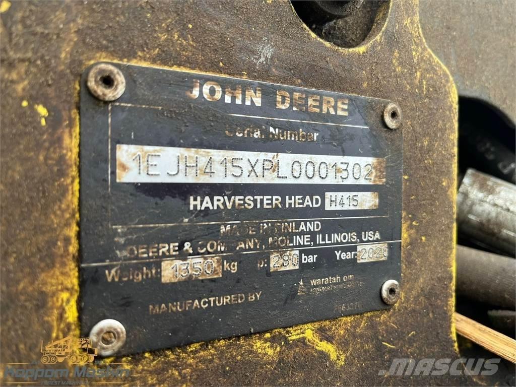 John Deere H415 Hogst aggregat