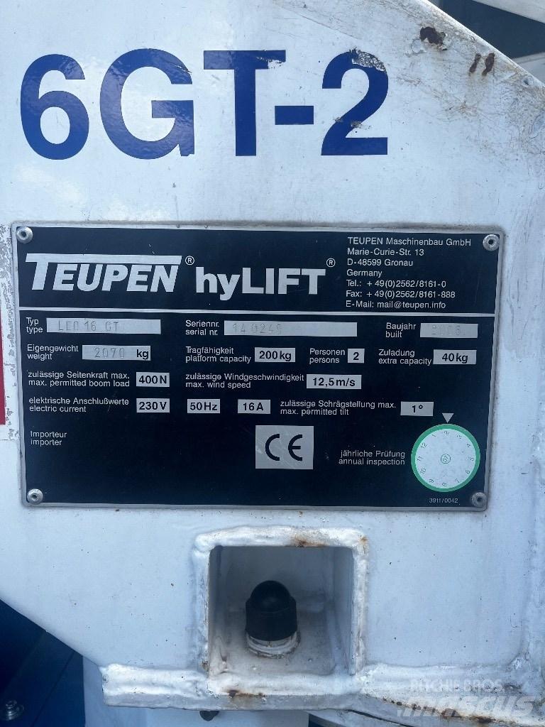 Teupen Leo 16GT Leddede bomlifter