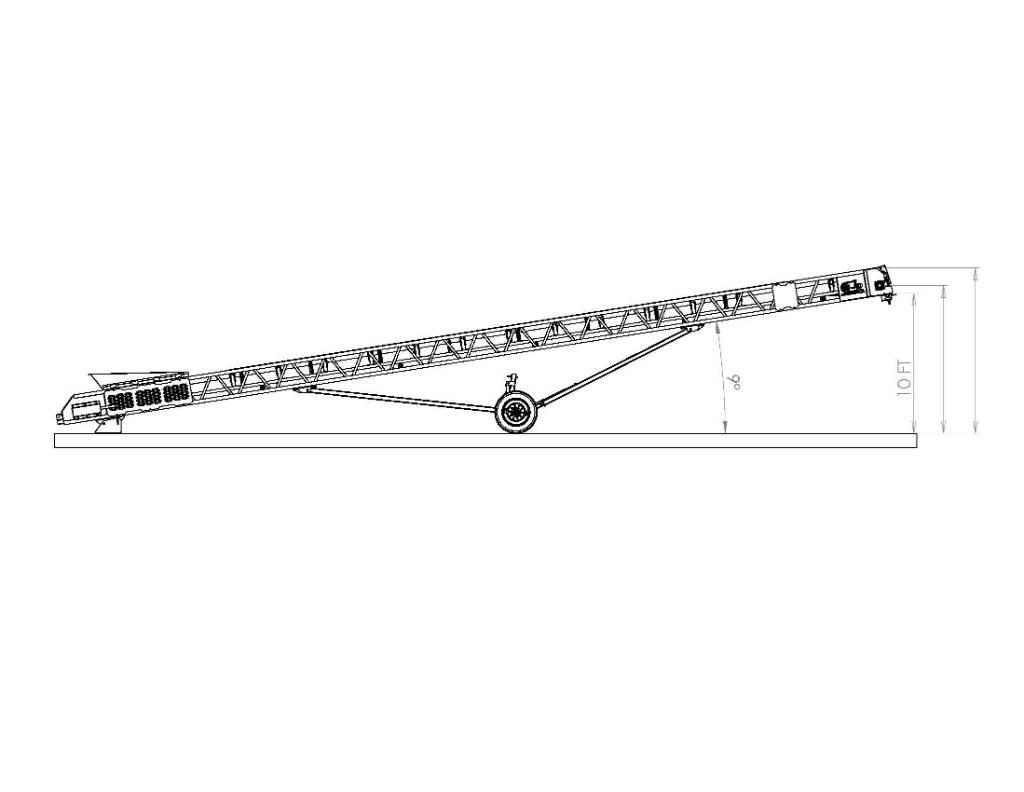  JP 3660 radial Transportbånd