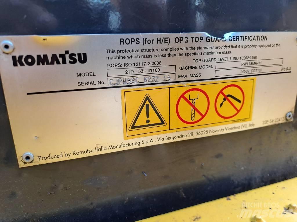 Komatsu PW118MR-11 Hjulgravere