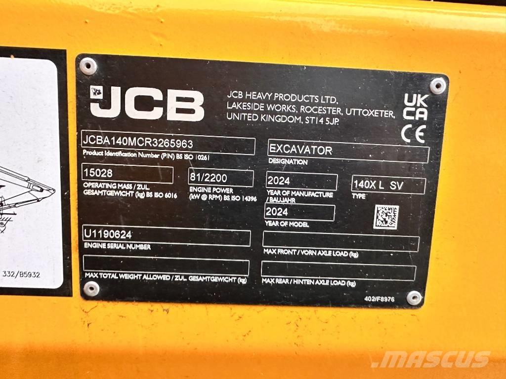 JCB 140 X Beltegraver