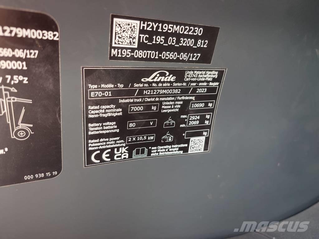 Linde E70/1279 Elektriske trucker