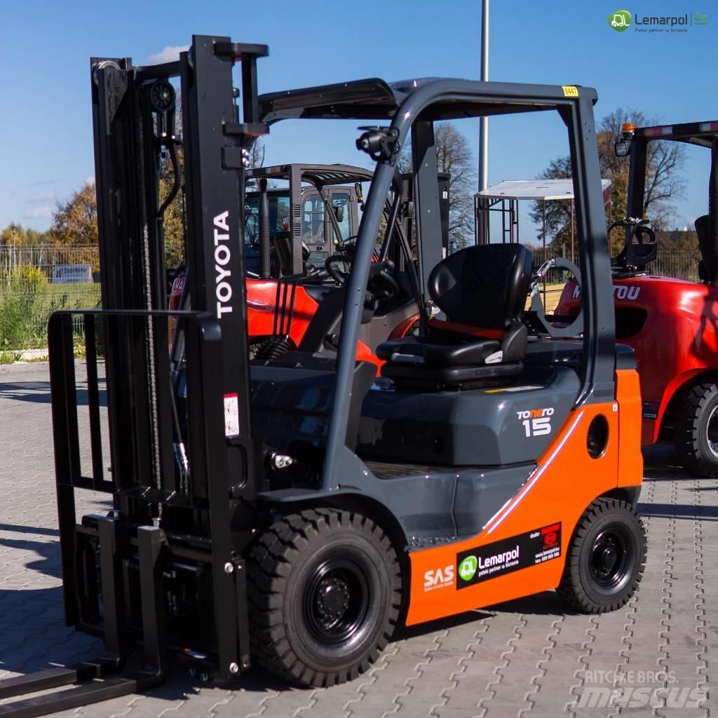 Toyota 8 FGF 15 Propan trucker