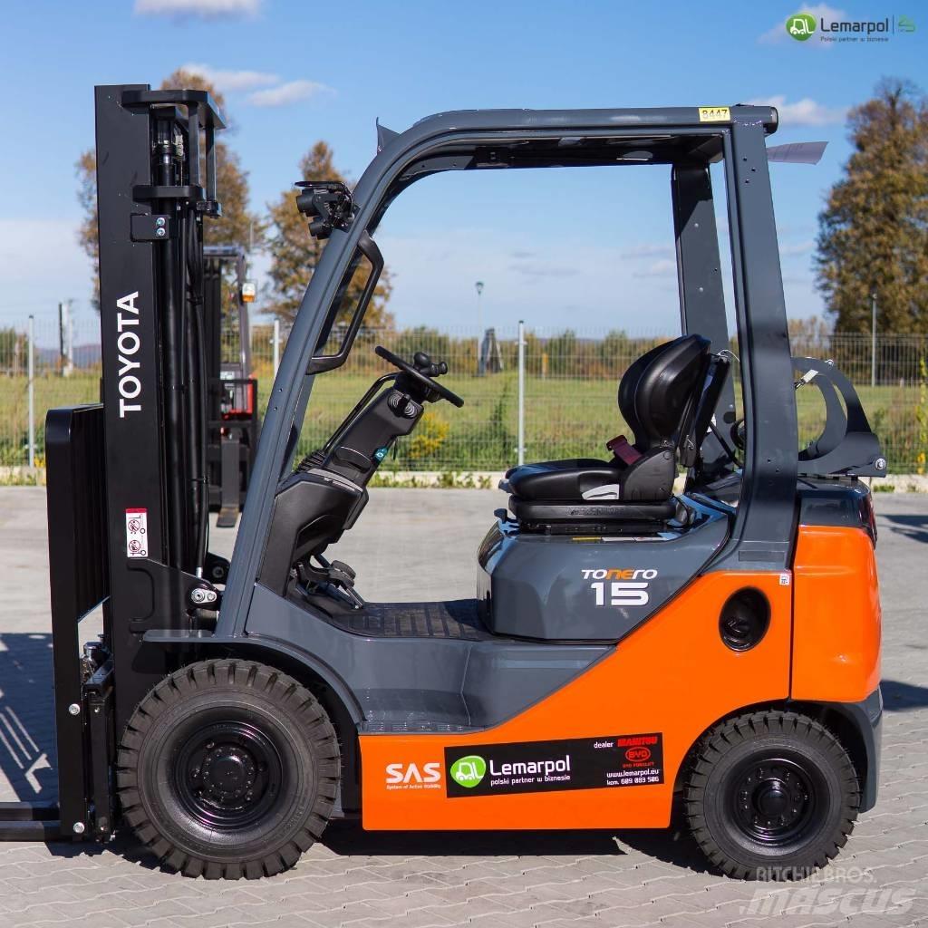 Toyota 8 FGF 15 Propan trucker
