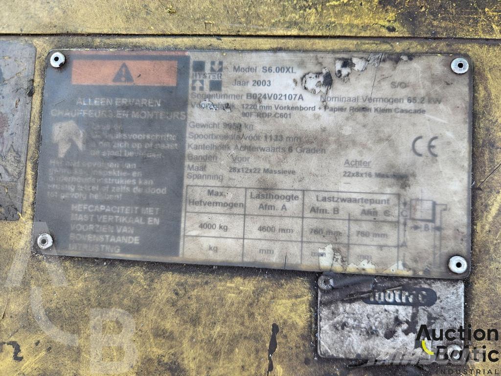 Hyster S6.00XL Gaffeltrucker - Annet