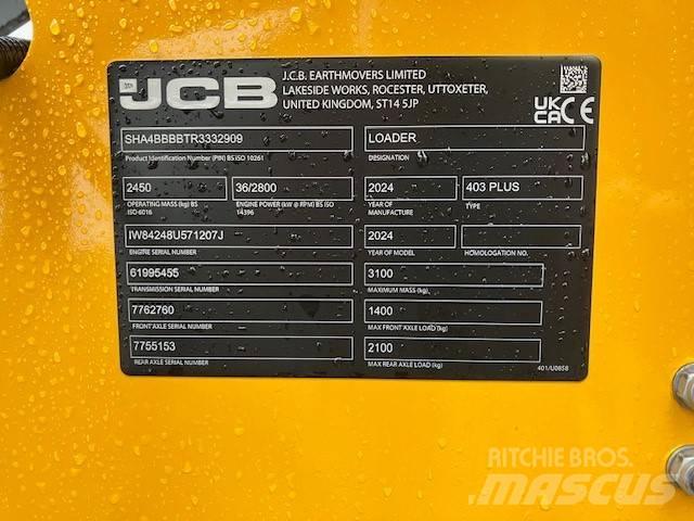 JCB 403 Plus Hjullastere