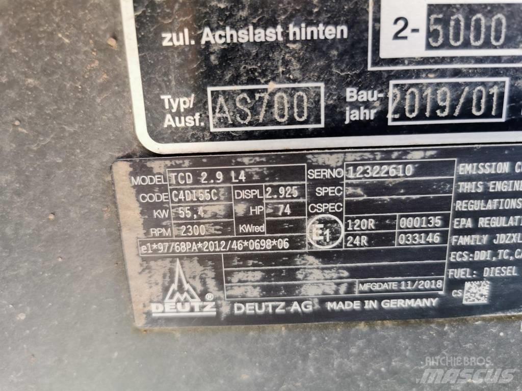 Mecalac AS 700 Hjullastere